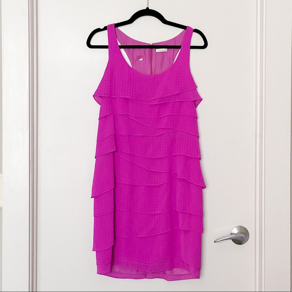 Fuchsia Racerback Shoshanna Dress